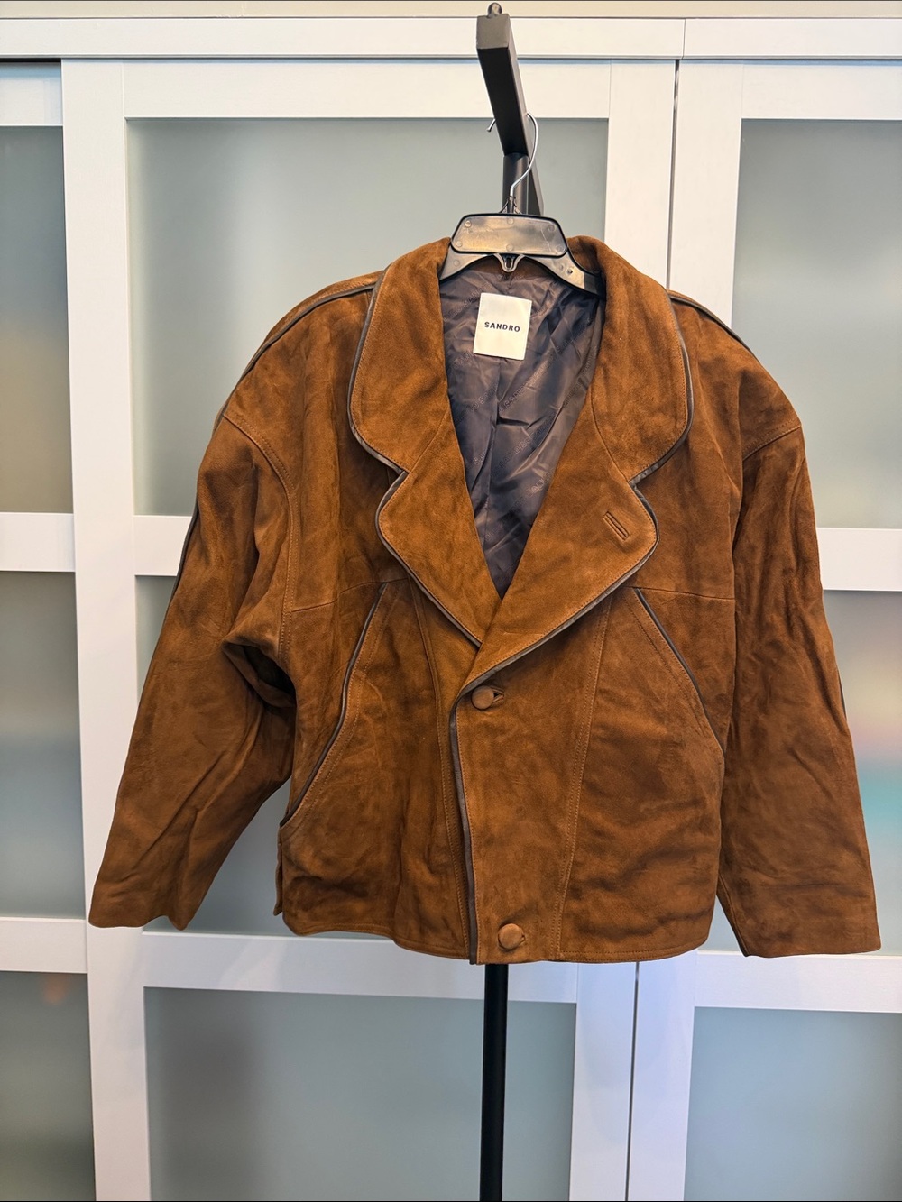 Clem oversized Suede Jacket - Picture 4 of 9
